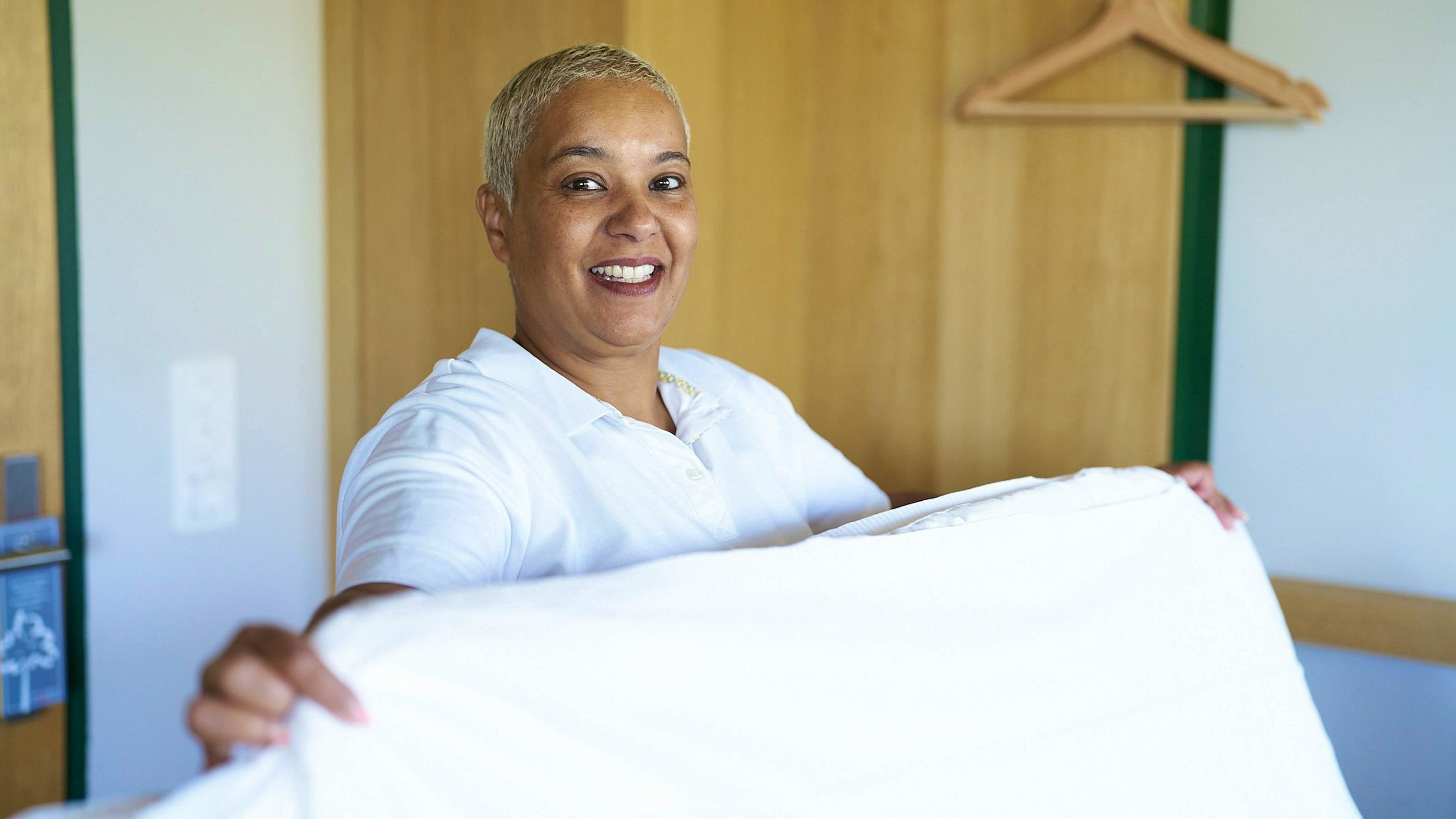 Tania Culsedasse de Oliveira – Housekeeping employee.