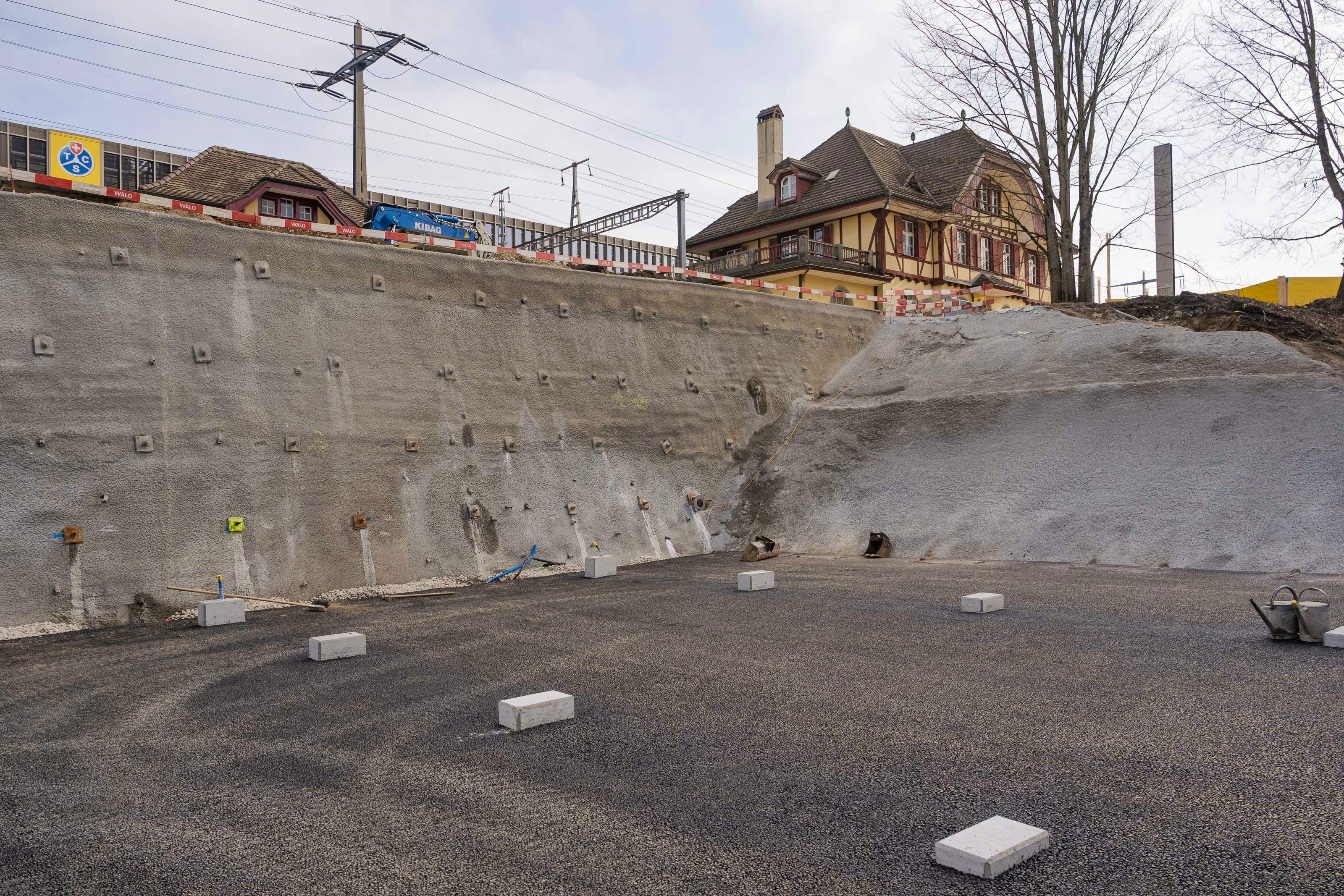 Hier entsteht die neue Personenunterführung.