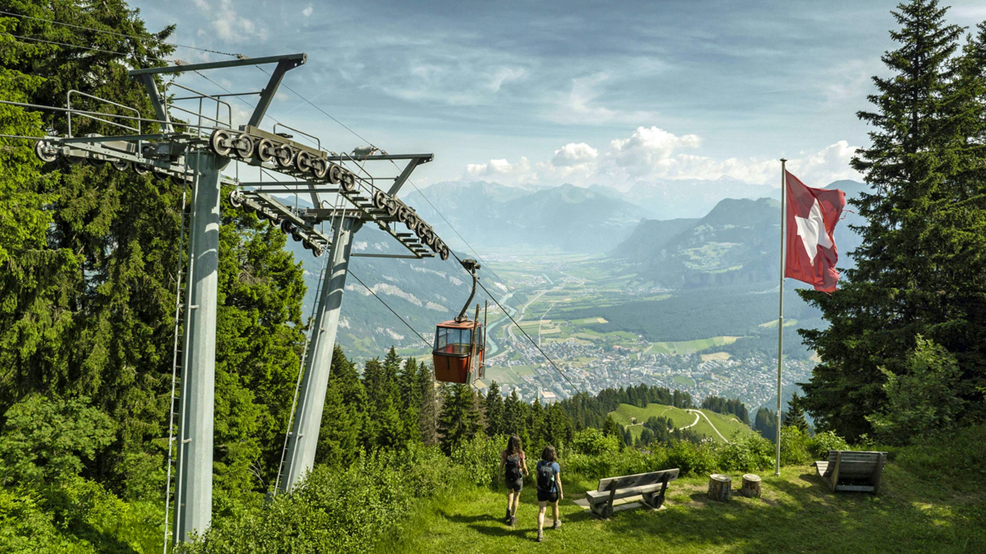 Image of the Brambrüeschbahn cableway
