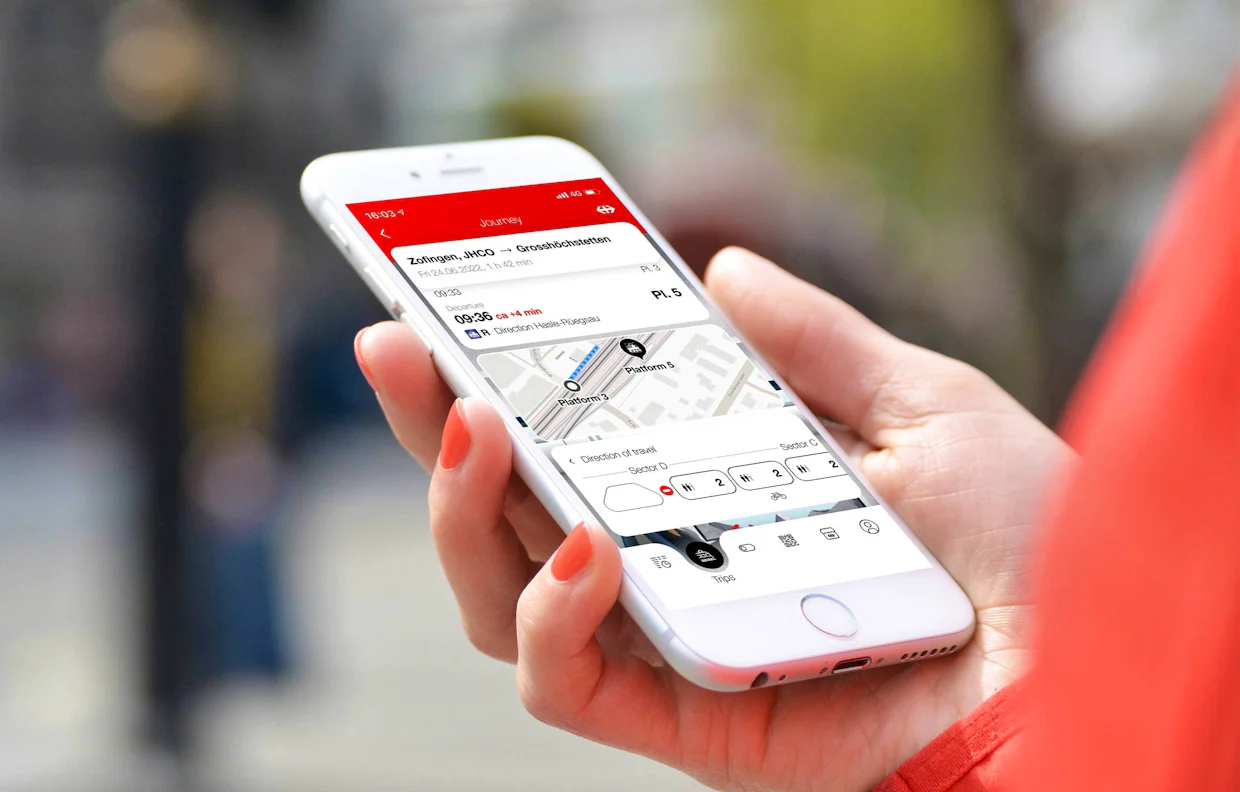 Sbb Platform Sign SBB Mobile: now even more practical and informative | SBB