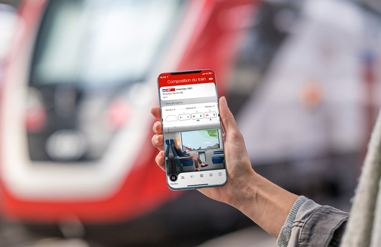 Mobile CFF: encore plus pratique et détaillée | CFF