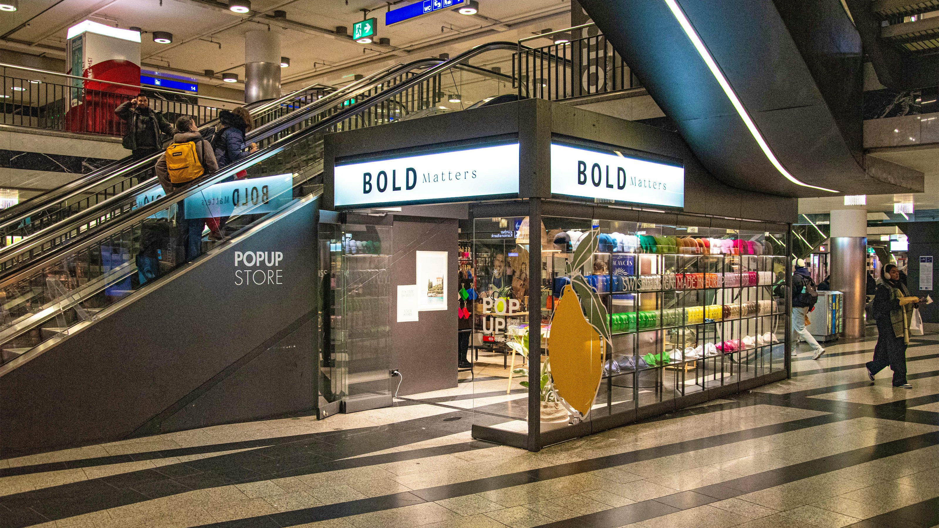 Discover pop-up stores and pop-up restaurants at the station | SBB