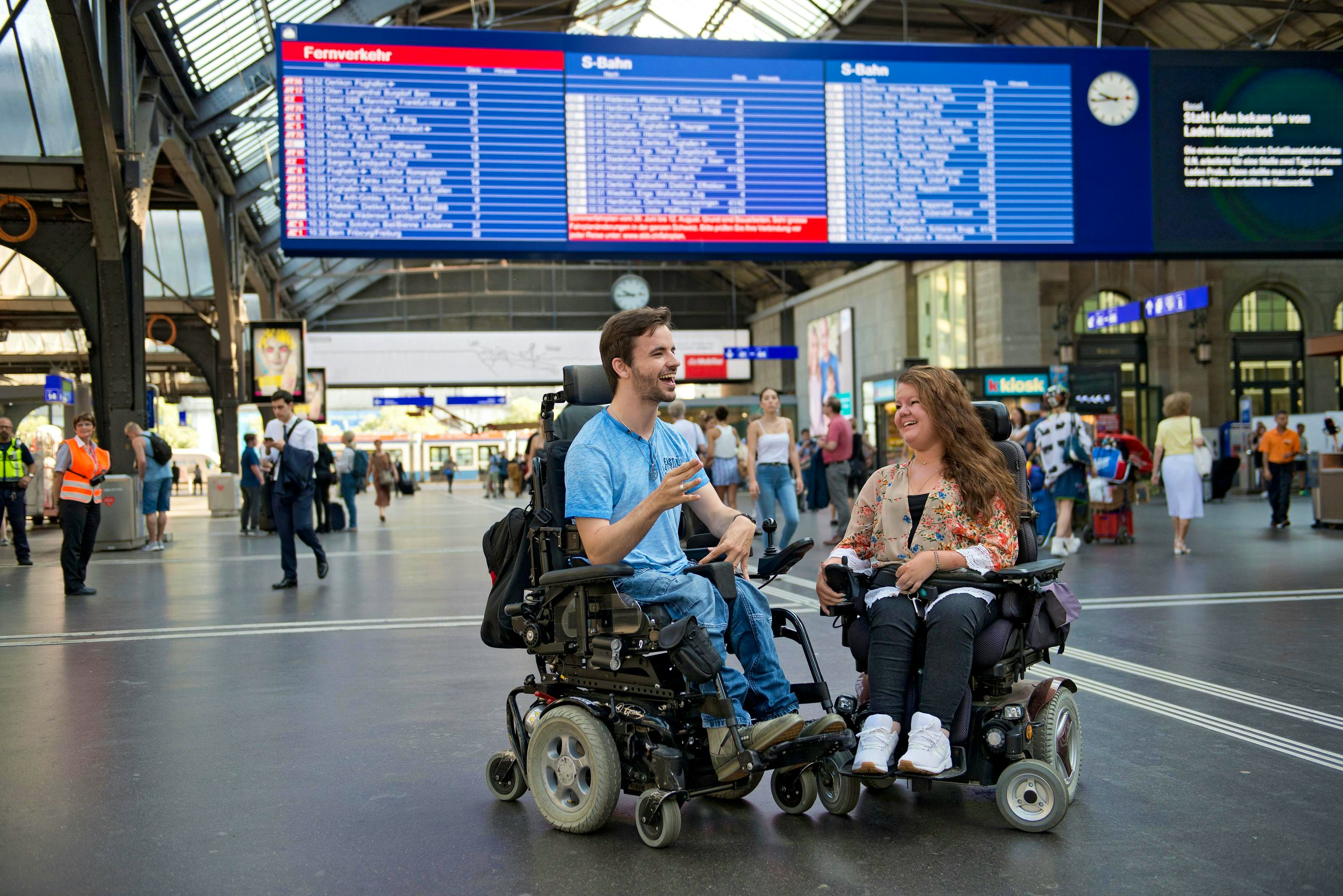 General display board at the station | SBB