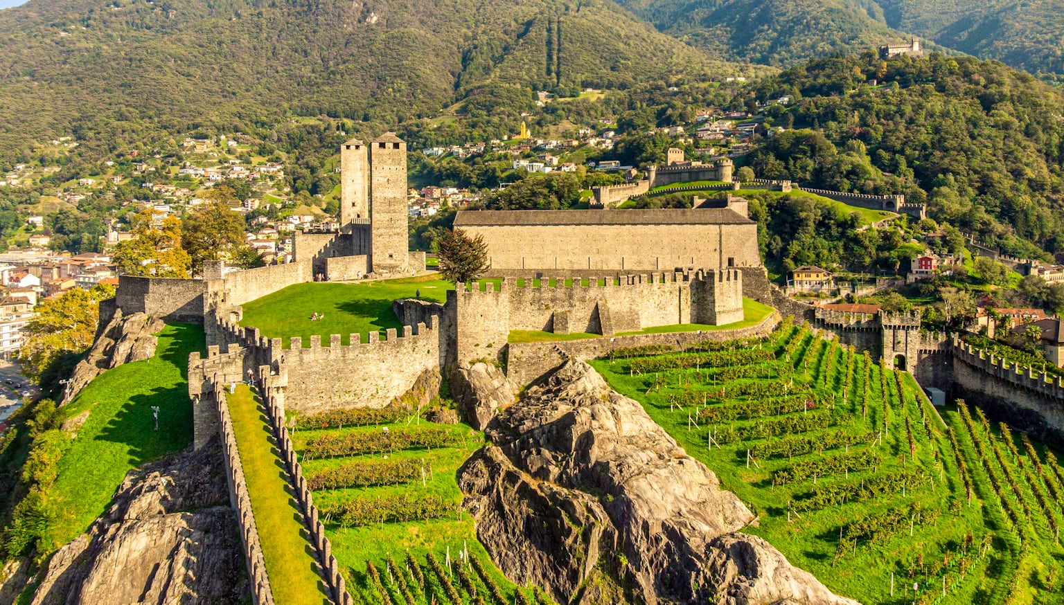 Die Festung von Bellinzona SBB