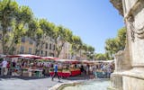 The weekly market in Aix-en-Provence
